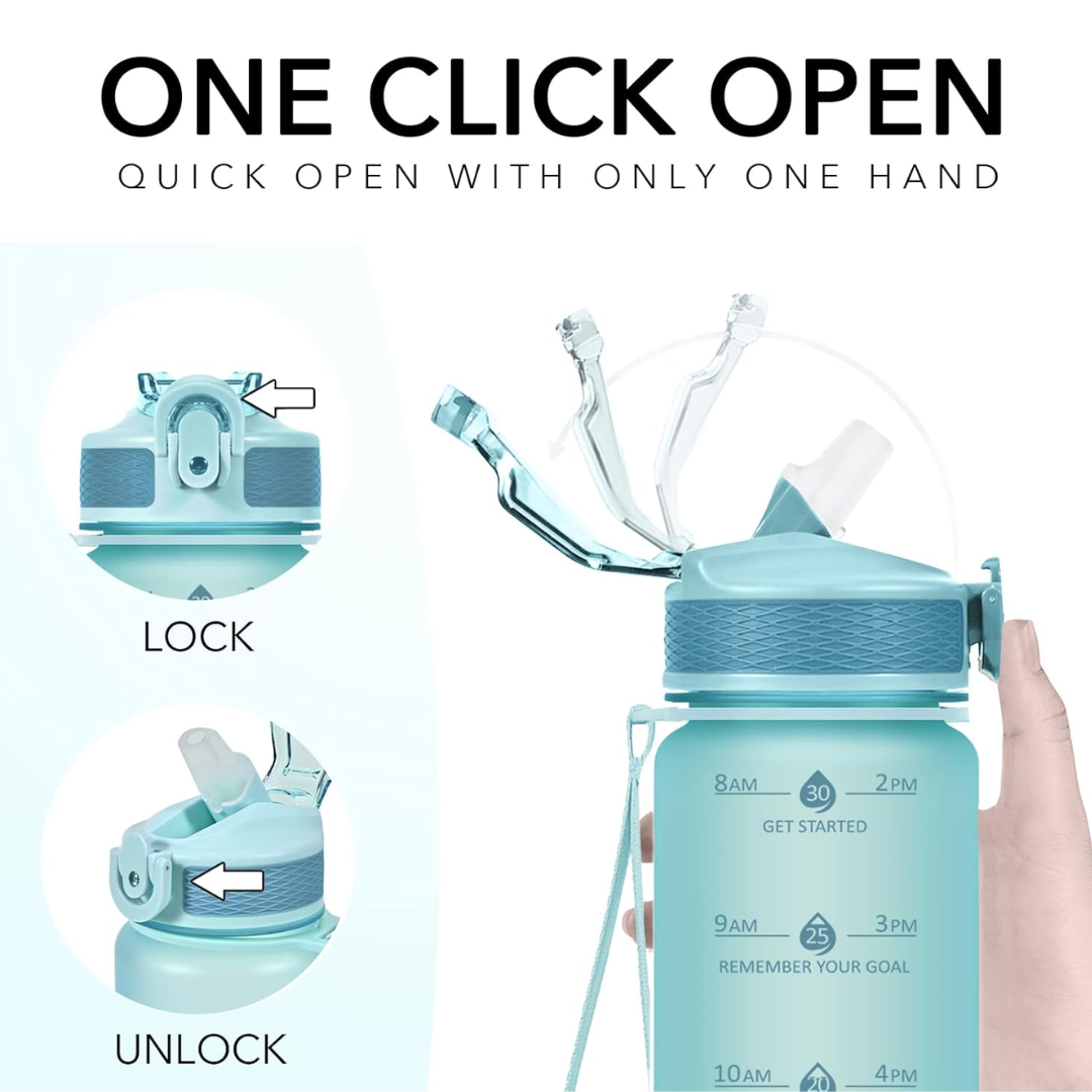 Avelena | Trendy Motivierende Trinkflasche 900Ml