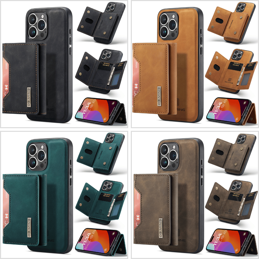 Avelena | 2-in-1-iPhone-Hülle mit abnehmbarer Brieftasche