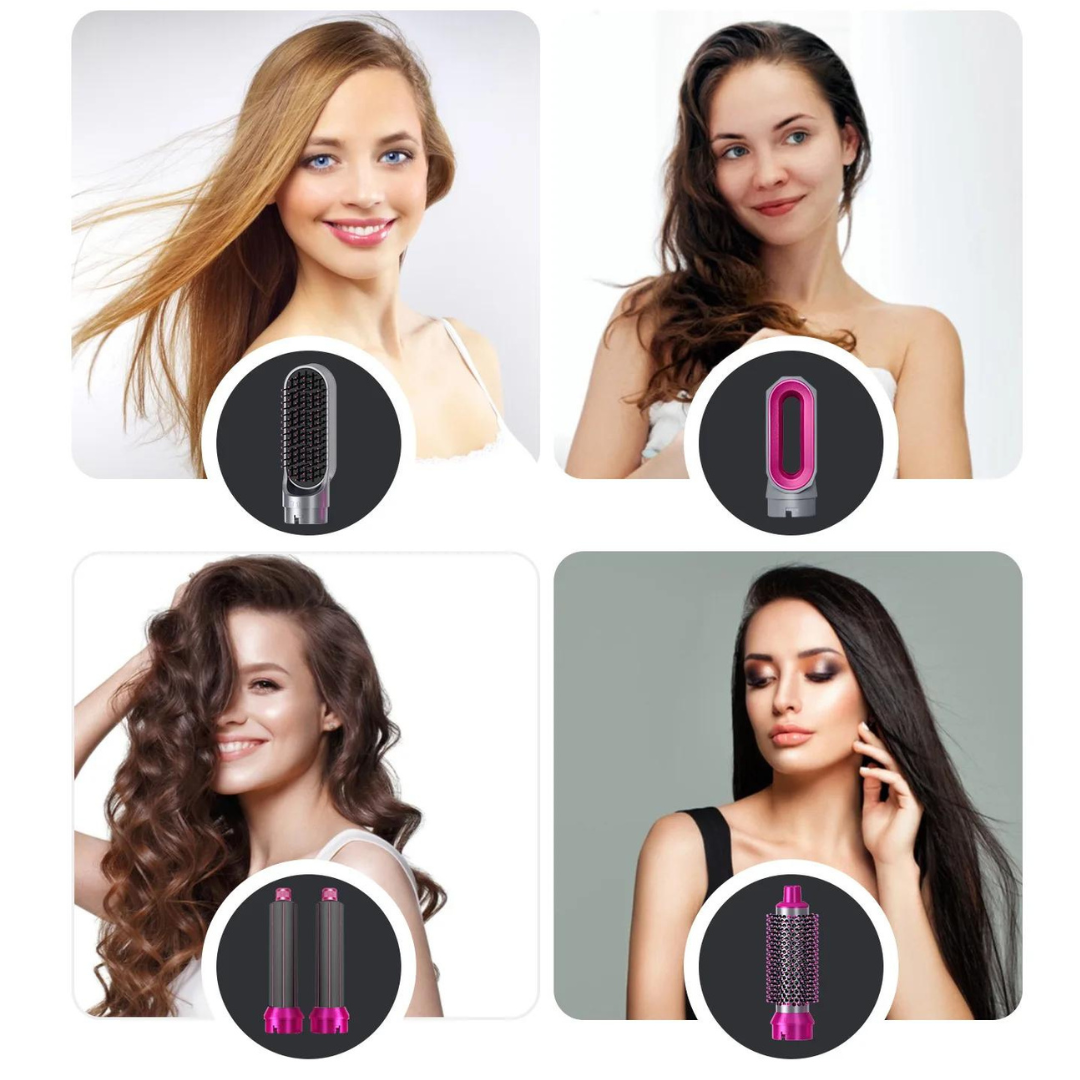 Avelena | Rose Hairstyler 5 I 1 Professionelles Haarstylingbürstenset