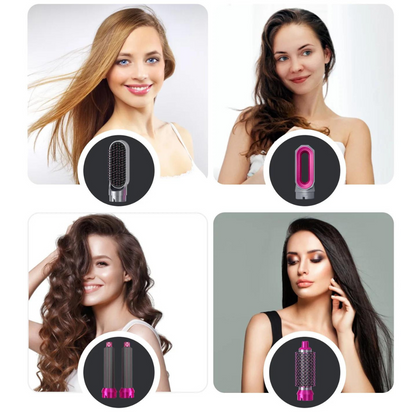 Avelena | Rose Hairstyler 5 I 1 Professionelles Haarstylingbürstenset