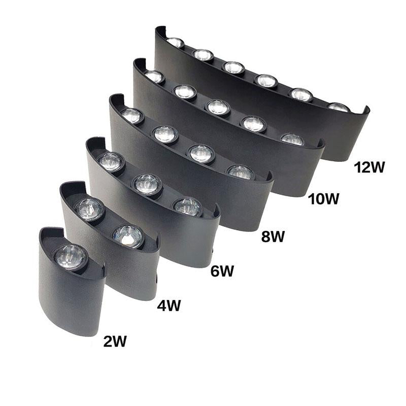 Avelena | Moderne Wasserdichte LED Wandleuchte für Innen und Außen | Stilvolle und Energieeffiziente Beleuchtung