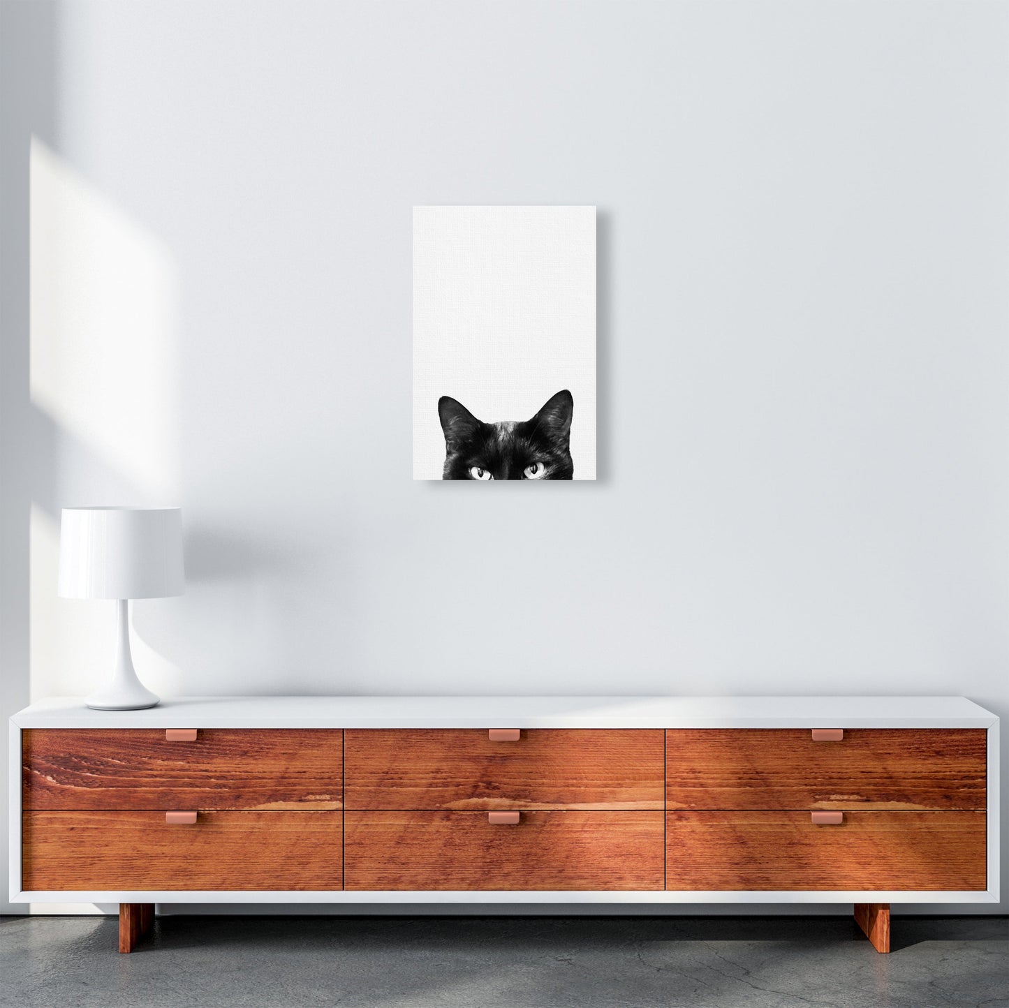 Avelena | Schwarze Katze Fotografie Druck von Victoria Frost