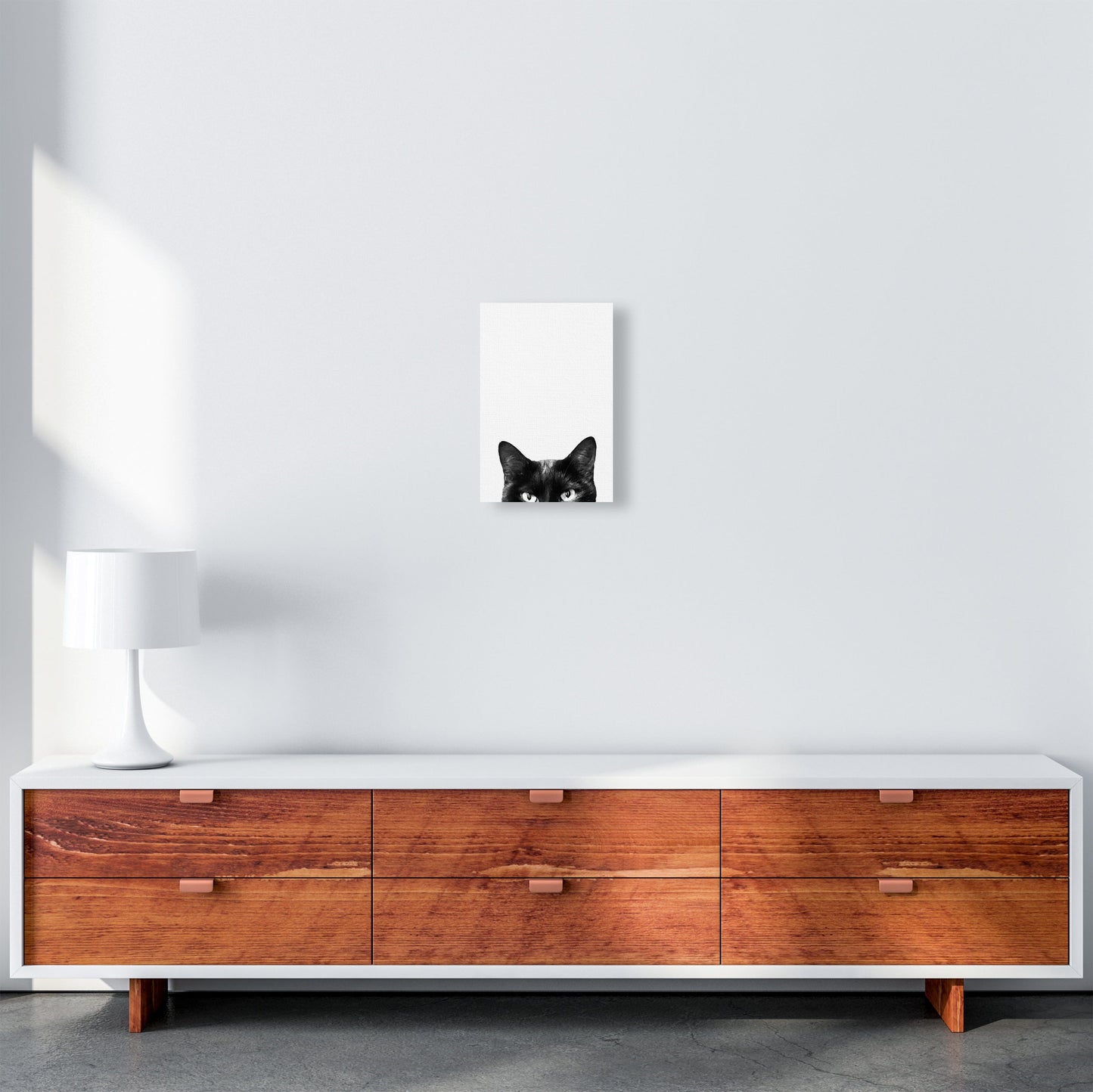 Avelena | Schwarze Katze Fotografie Druck von Victoria Frost