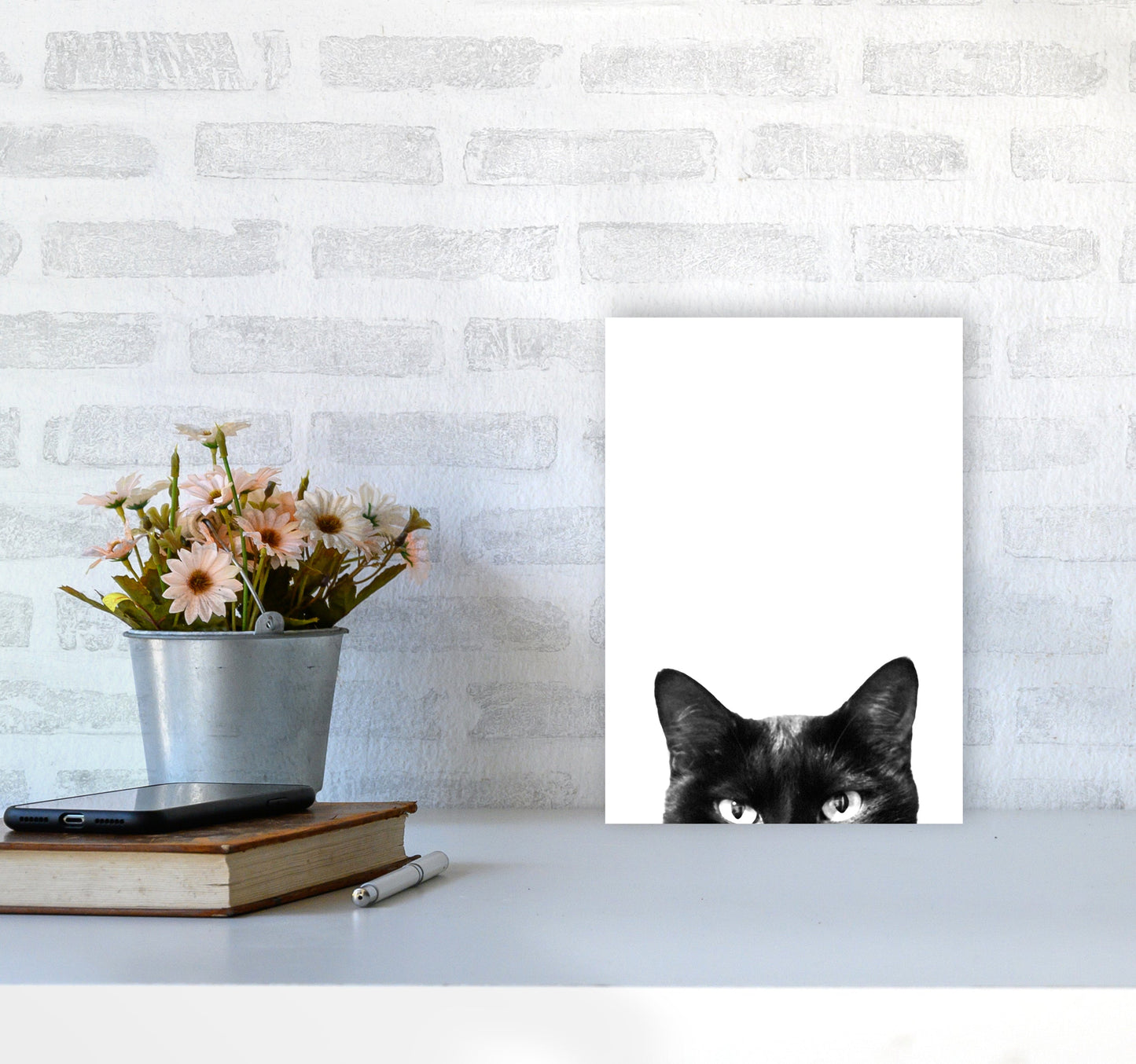 Avelena | Schwarze Katze Fotografie Druck von Victoria Frost