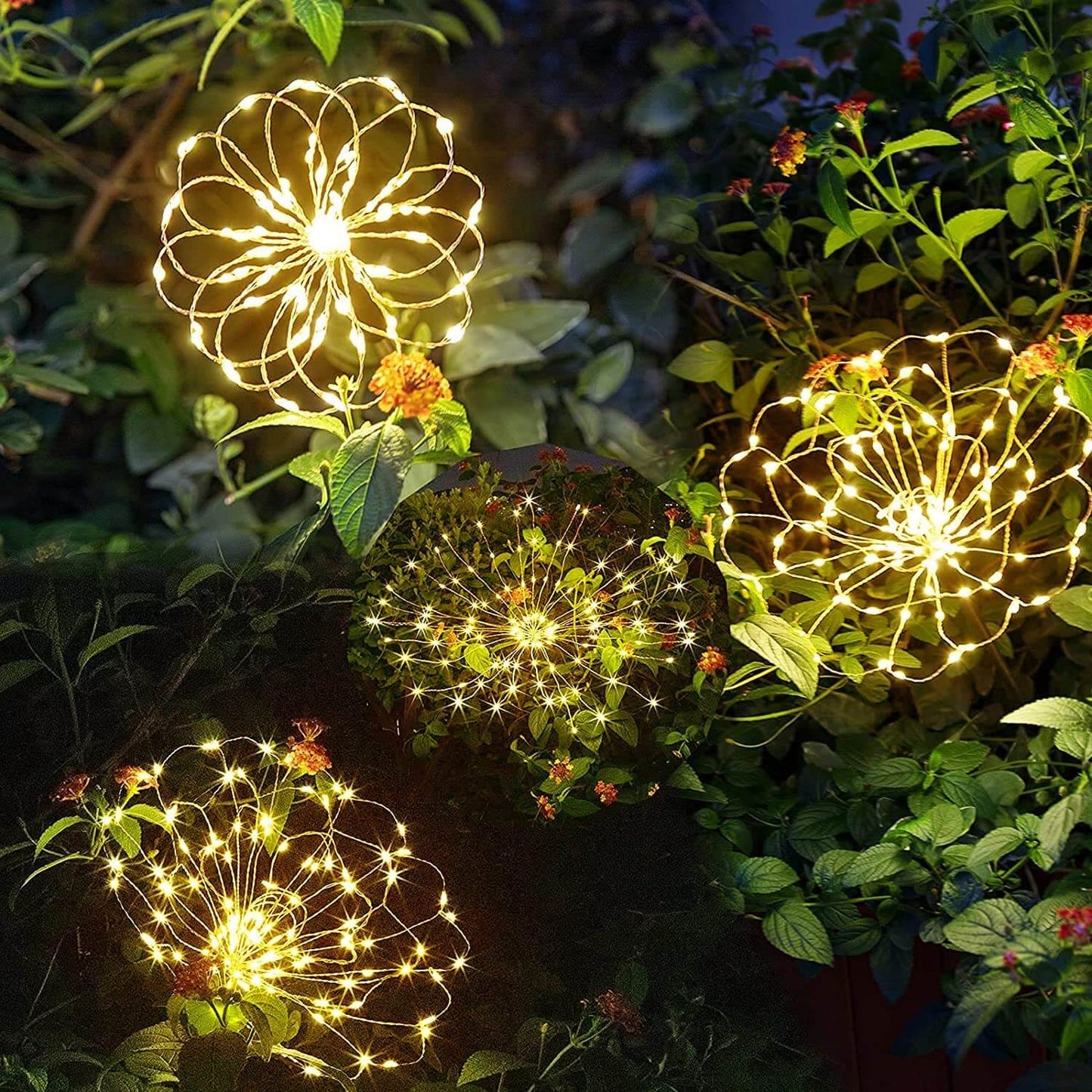 Avelena | Wasserdicht Solar Garten Feuerwerk Lampe