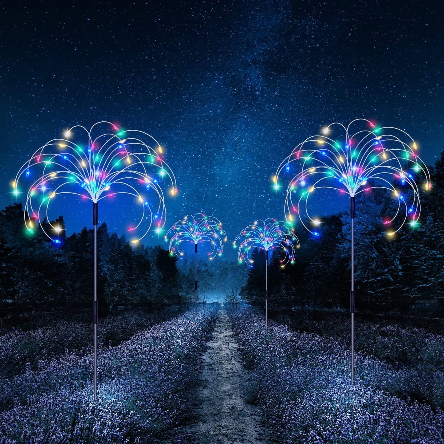 Avelena | Wasserdicht Solar Garten Feuerwerk Lampe