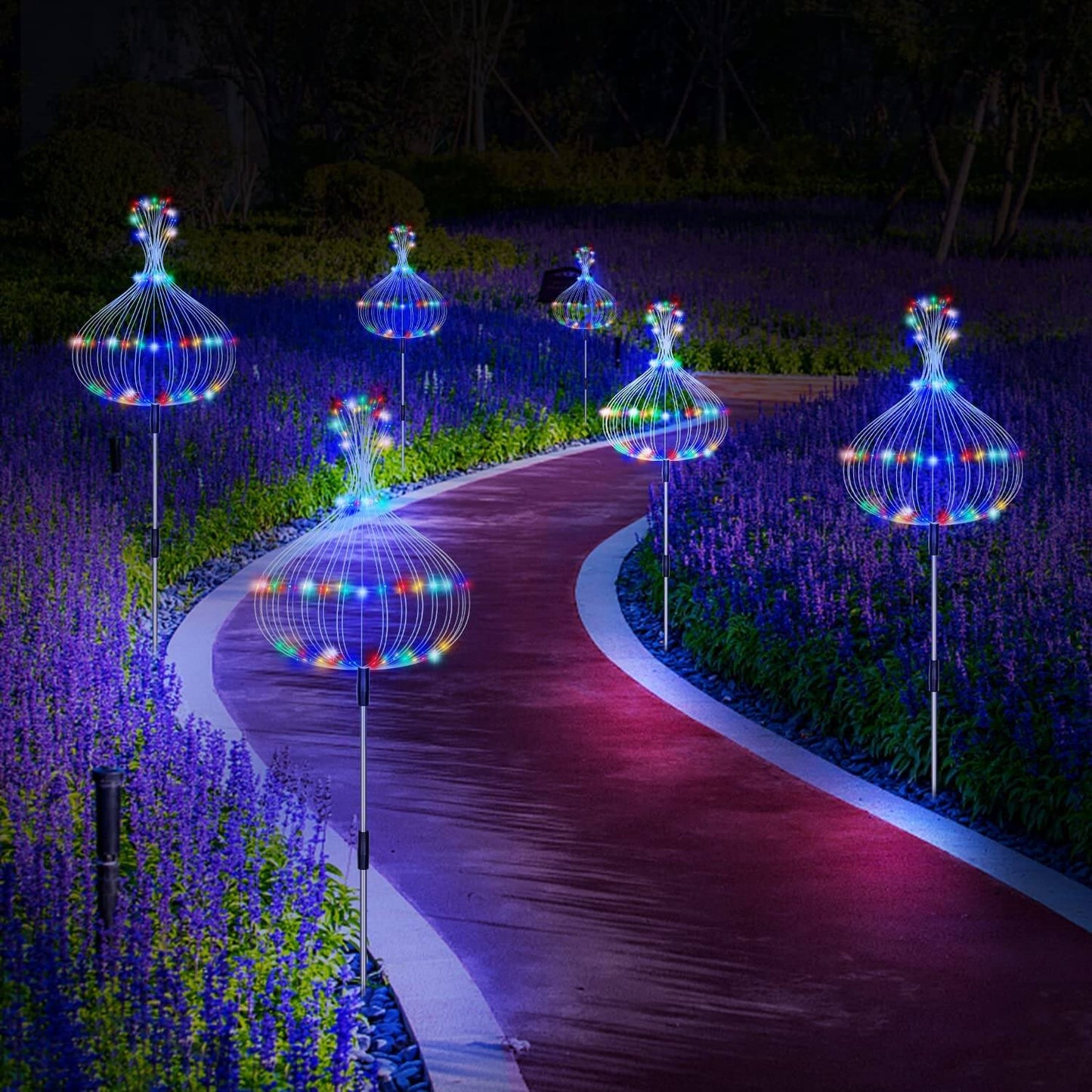 Avelena | Wasserdicht Solar Garten Feuerwerk Lampe