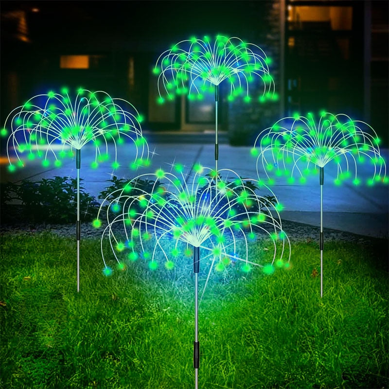 Avelena | Wasserdicht Solar Garten Feuerwerk Lampe