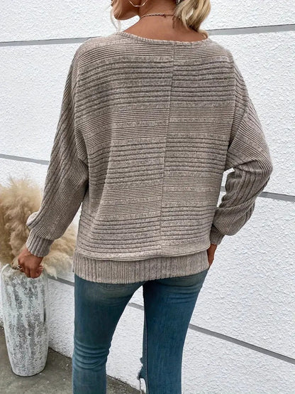 Avelena - Lässiges Sweatshirt mit oversized Ärmeln für mehr Bewegungsfreiheit