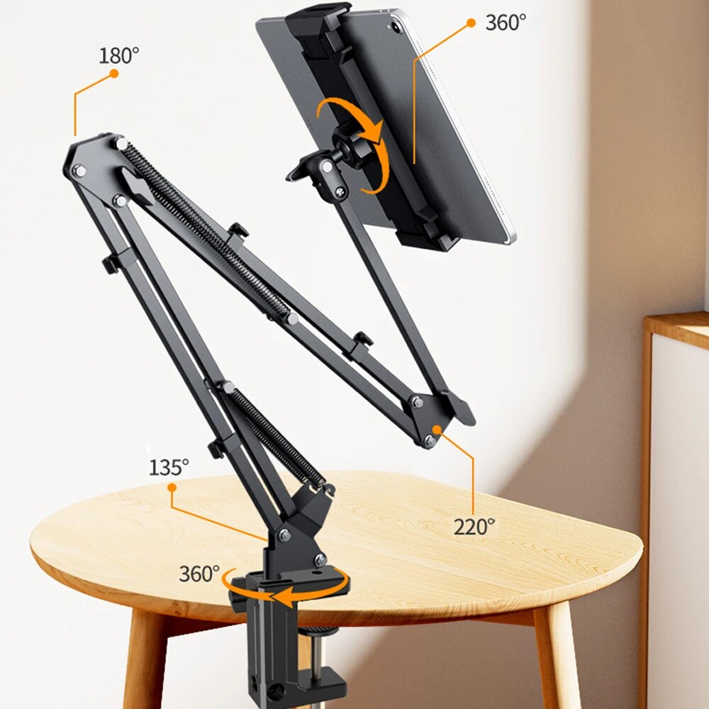 Avelena | Tablet-Halterung – FlexiMount – 360° drehbar – verstellbare Halterung