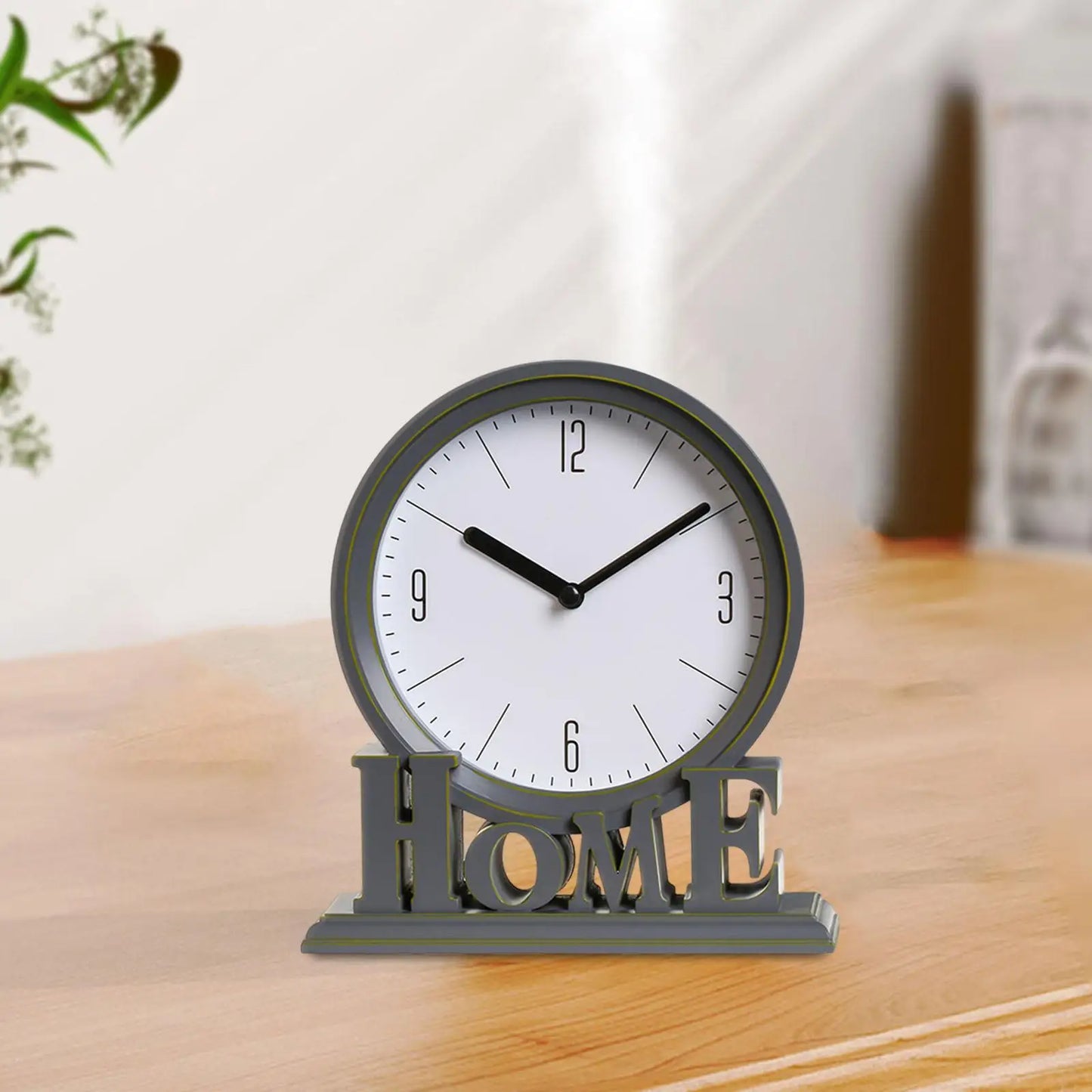 Avelena | Vintage Schreibtischuhr – Stille Uhr – Zuhause – Tischuhr – Dekorativ – 18,5 x 6 x 20,6 cm