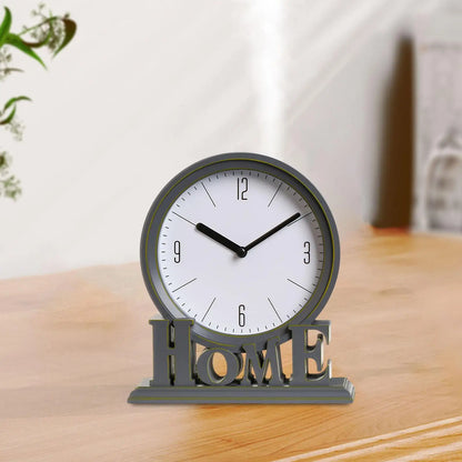 Avelena | Vintage Schreibtischuhr – Stille Uhr – Zuhause – Tischuhr – Dekorativ – 18,5 x 6 x 20,6 cm