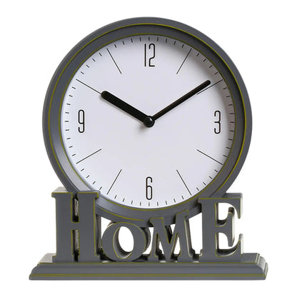 Avelena | Vintage Schreibtischuhr – Stille Uhr – Zuhause – Tischuhr – Dekorativ – 18,5 x 6 x 20,6 cm