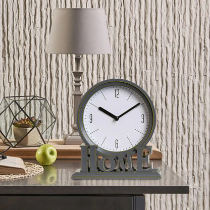 Avelena | Vintage Schreibtischuhr – Stille Uhr – Zuhause – Tischuhr – Dekorativ – 18,5 x 6 x 20,6 cm