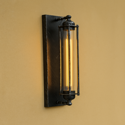 Avelena | Vintage Wandmontierte LED-Leuchte – zeitloses Design mit elegantem mattem Schwarz-Finish