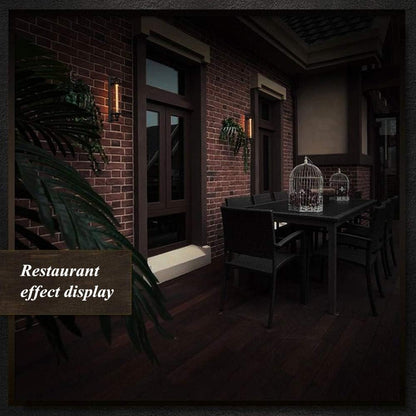 Avelena | Vintage Wandmontierte LED-Leuchte – zeitloses Design mit elegantem mattem Schwarz-Finish