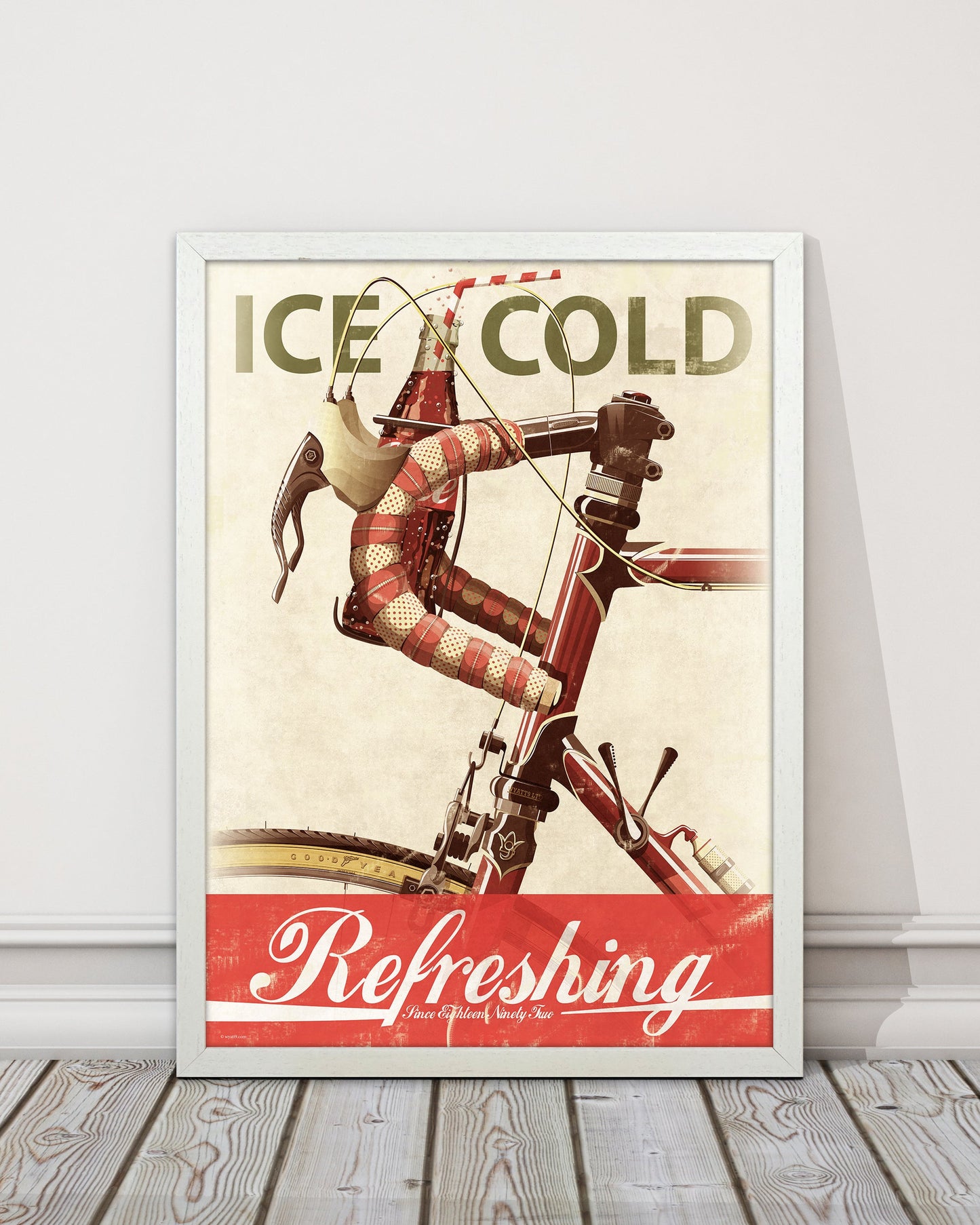 Avelena | Cola Bike Fahrrad Kunstdruck