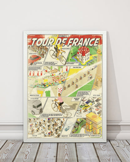 Avelena | Comic Buch TDF Radfahren Druck