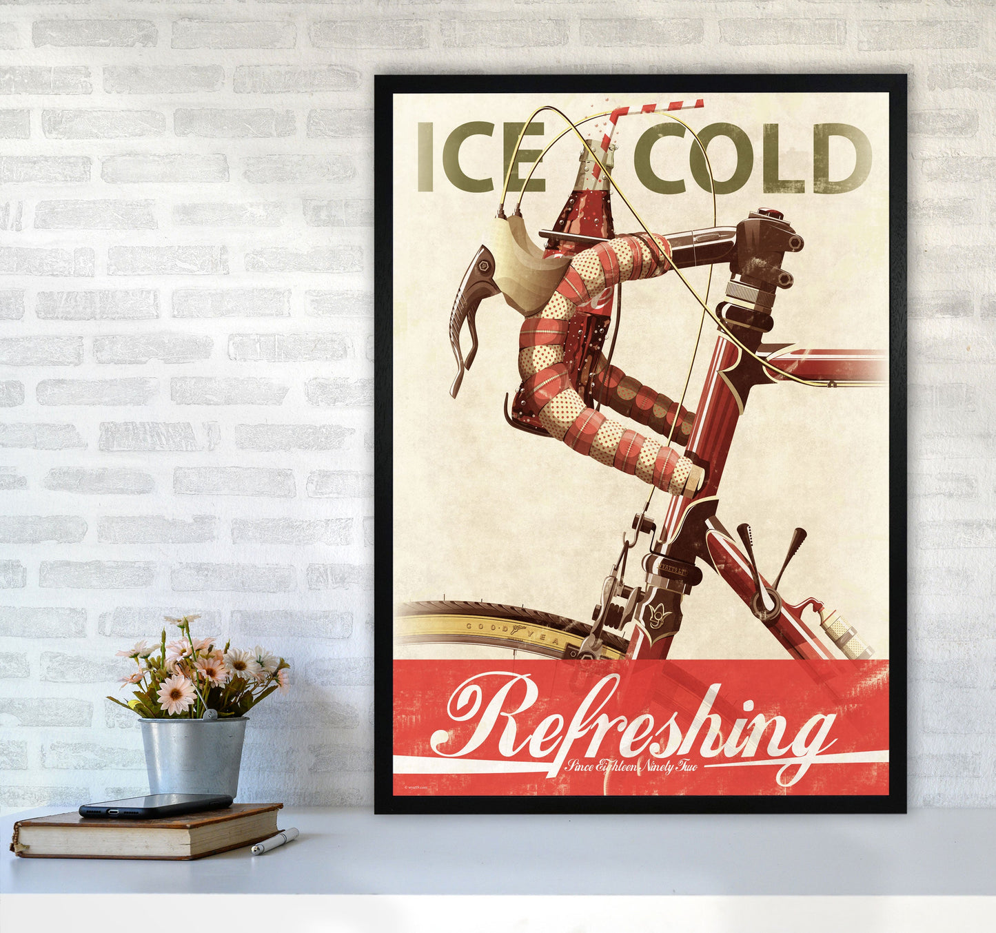 Avelena | Cola Bike Fahrrad Kunstdruck