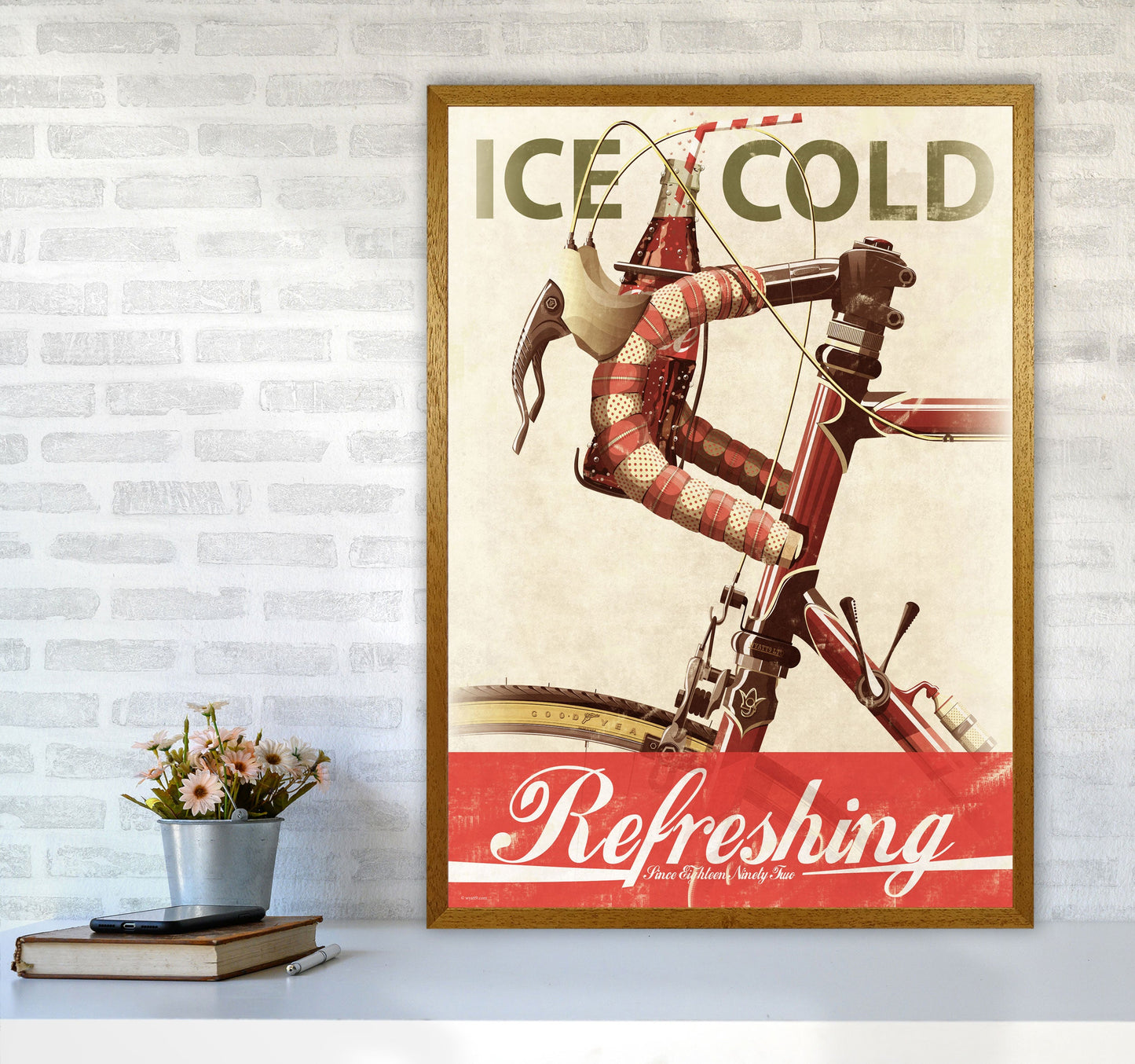 Avelena | Cola Bike Fahrrad Kunstdruck
