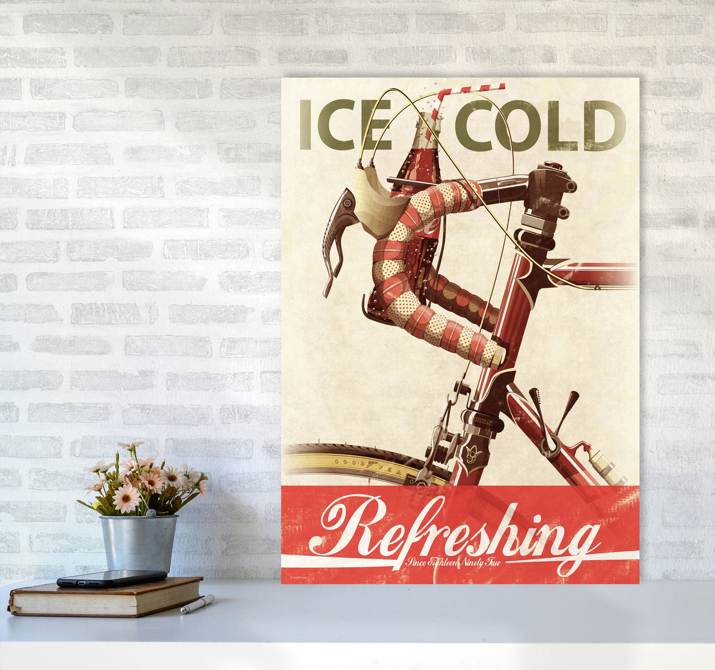 Avelena | Cola Bike Fahrrad Kunstdruck