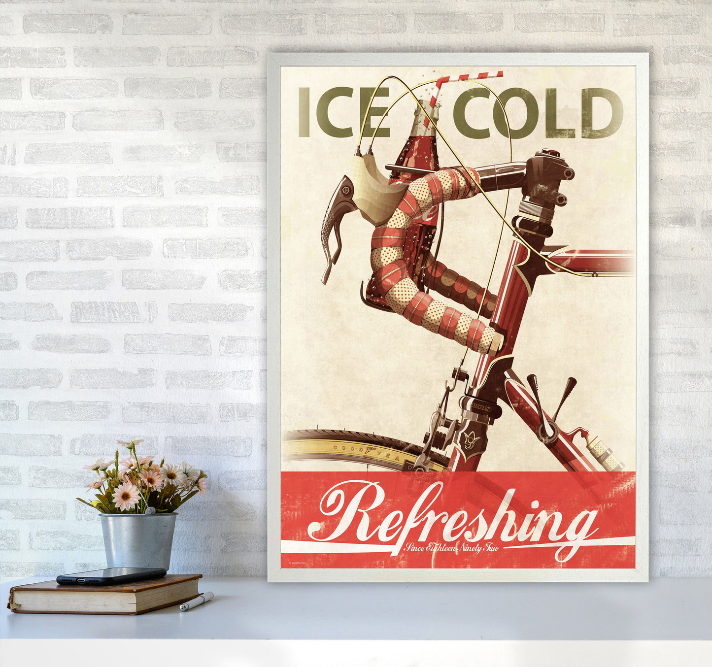 Avelena | Cola Bike Fahrrad Kunstdruck