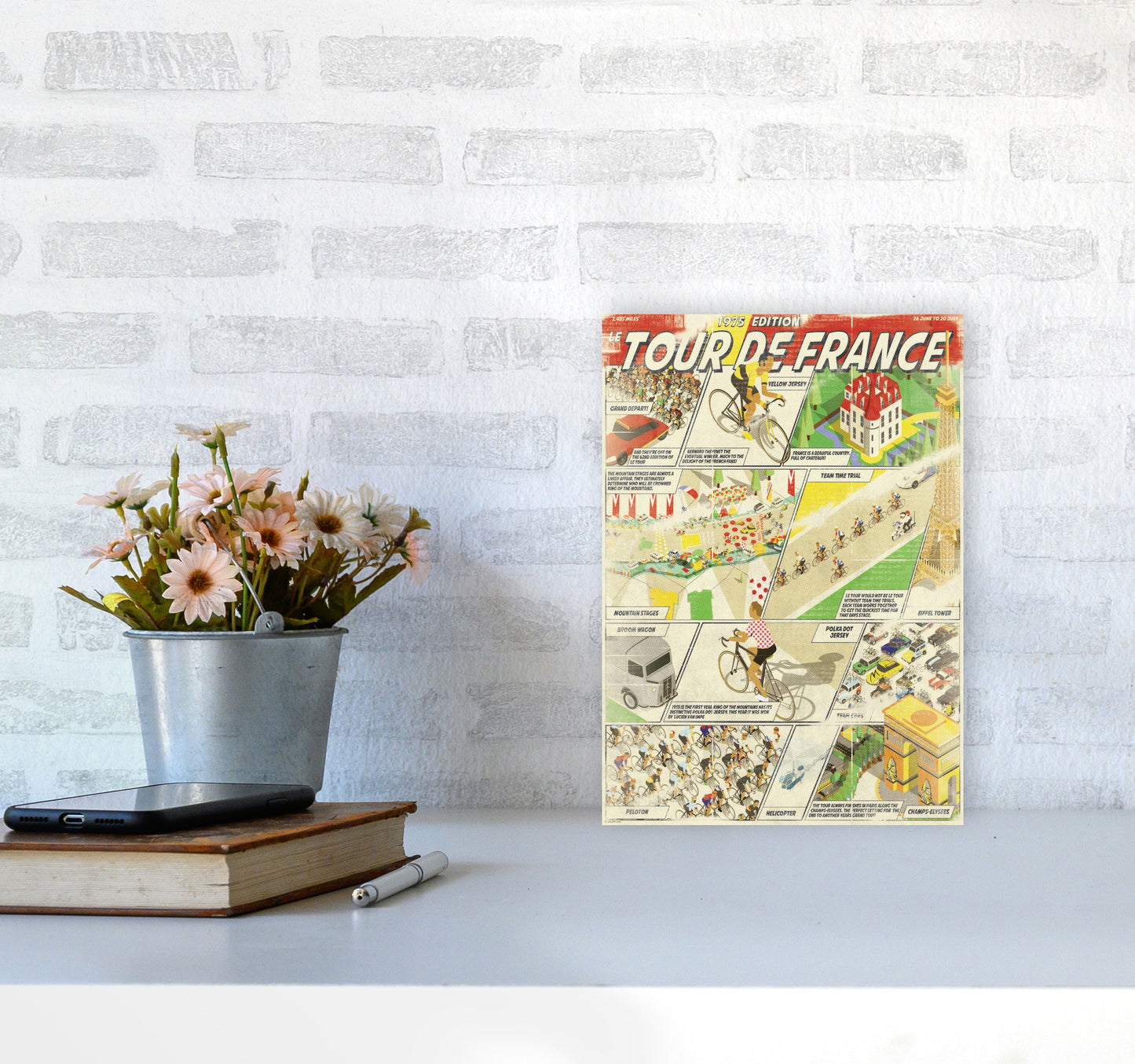 Avelena | Comic Buch TDF Radfahren Druck