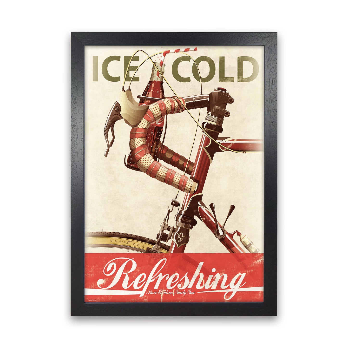 Avelena | Cola Bike Fahrrad Kunstdruck