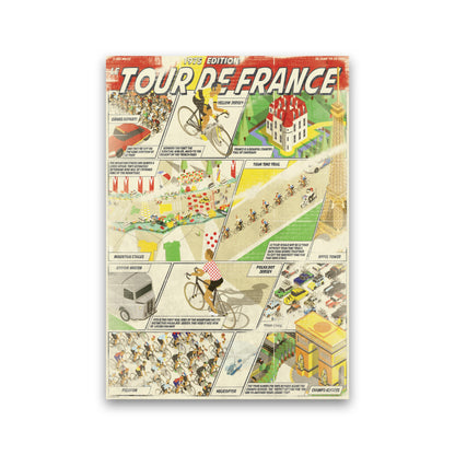 Avelena | Comic Buch TDF Radfahren Druck