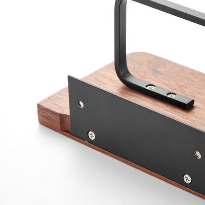 Avelena | Holzaufbewahrung Handtuchrolle Toilettenpapierhalter