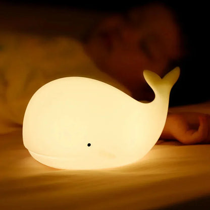 Avelena | WhaleGlow – Kinderwal-themen Nachttischlampe