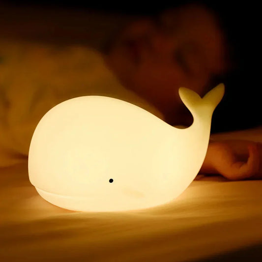 Avelena | WhaleGlow – Kinderwal-themen Nachttischlampe