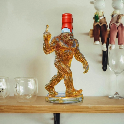 Avelena | Whiskey Decanter Funny Bigfoot Glass Bottle