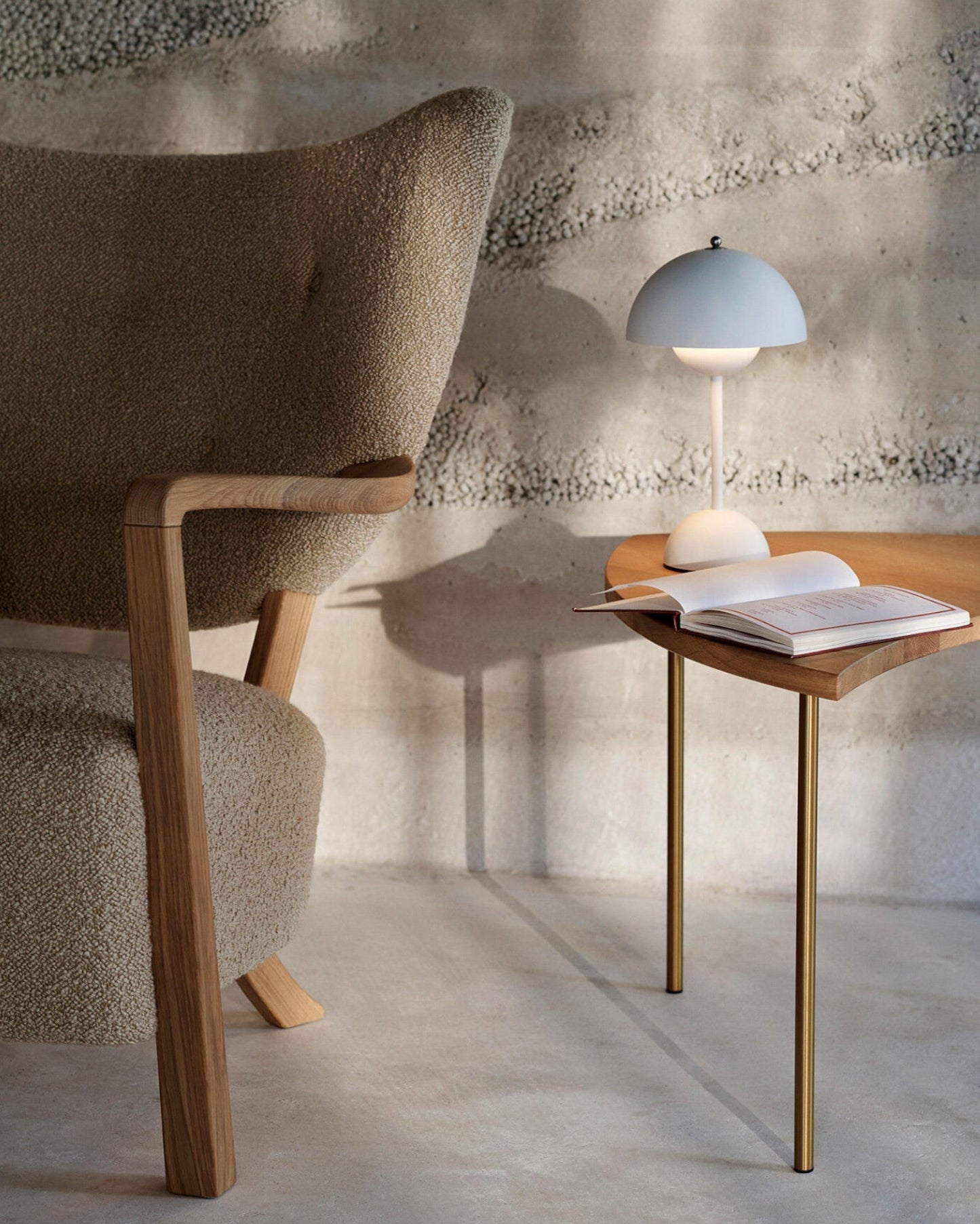 Avelena | NordLight – LED Tischlampe skandinavisches Design, dimmbar und nachhaltig in Metall