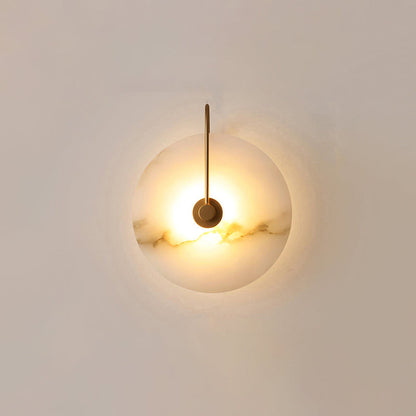 Avelena | Weiße Alabaster-Wandlampe