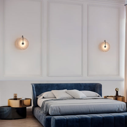 Avelena | Weiße Alabaster-Wandlampe
