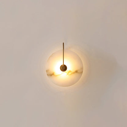 Avelena | Weiße Alabaster-Wandlampe