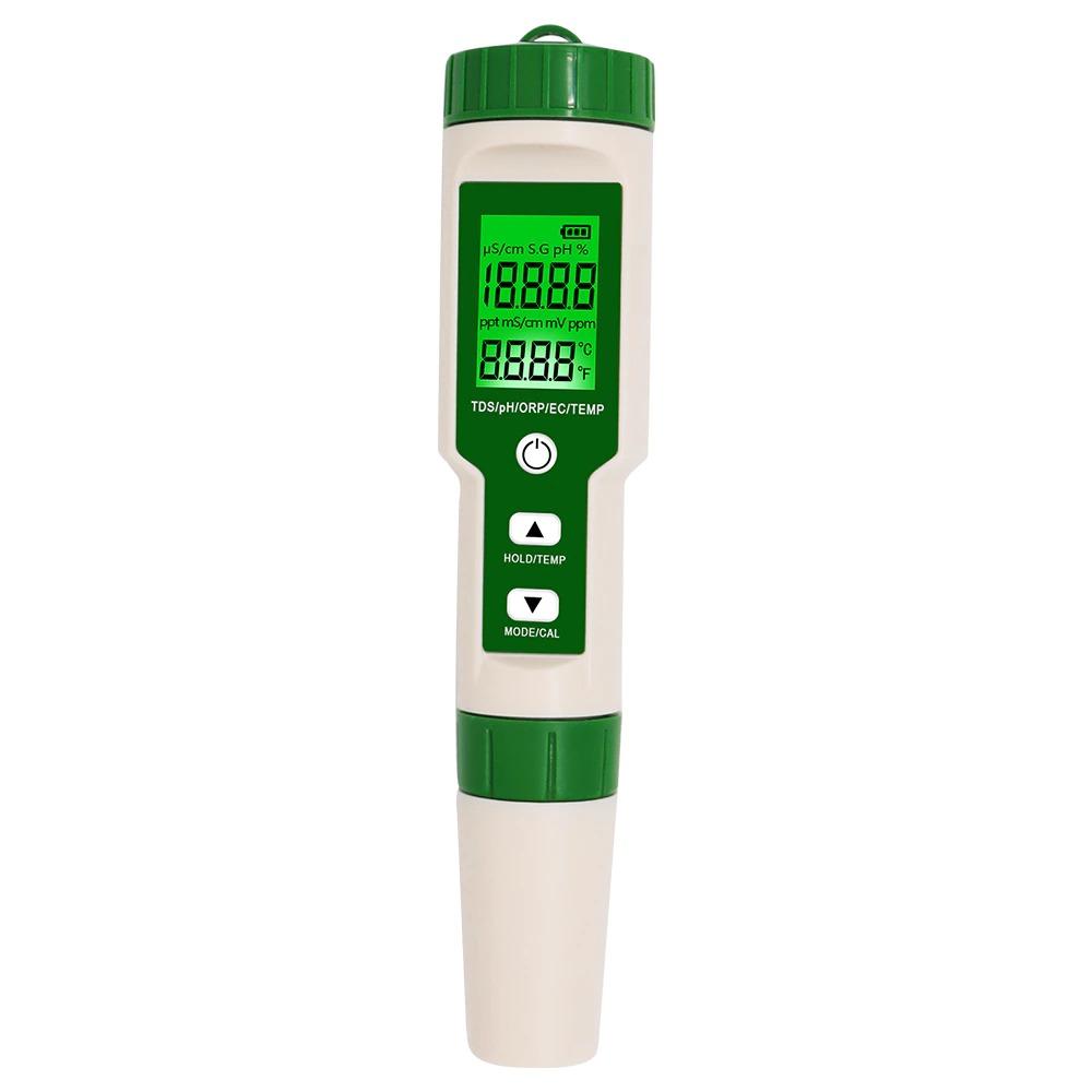 Avelena | Digital PH-Meter Multifunktion 5 in 1 PH/TDS/EC/ORP/Temperatur-Meter