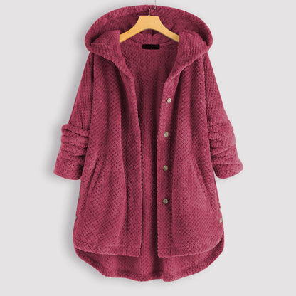 Avelena | Winter Wendbare Fleece- Kapuzenjacke