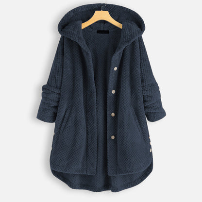 Avelena | Winter Wendbare Fleece- Kapuzenjacke