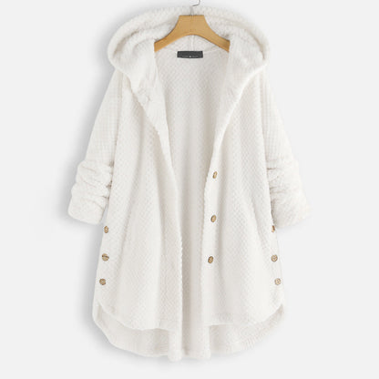 Avelena | Winter Wendbare Fleece- Kapuzenjacke