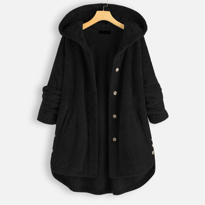 Avelena | Winter Wendbare Fleece- Kapuzenjacke