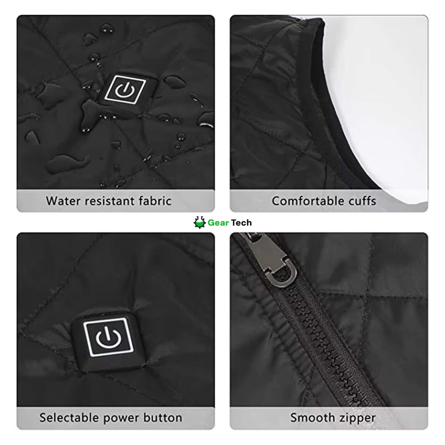 Avelena | Damen beheiztes Gilet | 9 Heizzonen, anpassbare Temperatureinstellungen & leichtes Design für Aktivitäten bei kaltem Wetter