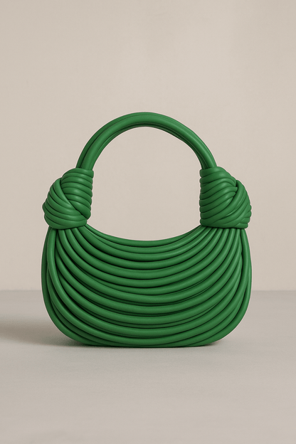 Avelena | Damen Woven Twisted Synthetikleder Handtasche