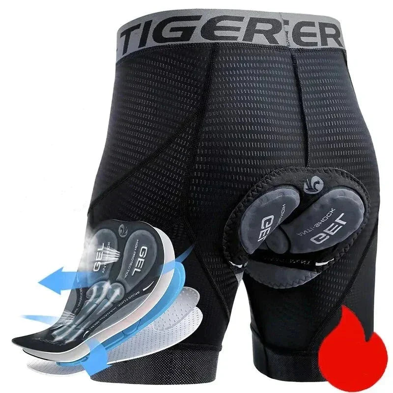 Avelena | Atmungsaktive Mesh-Radshorts mit Gelpolster | Stoßfeste Radshorts für Herren