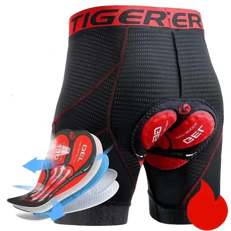 Avelena | Atmungsaktive Mesh-Radshorts mit Gelpolster | Stoßfeste Radshorts für Herren