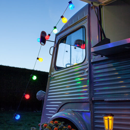 Avelena | 30er LED Fiesta Party Lichterkette bunt