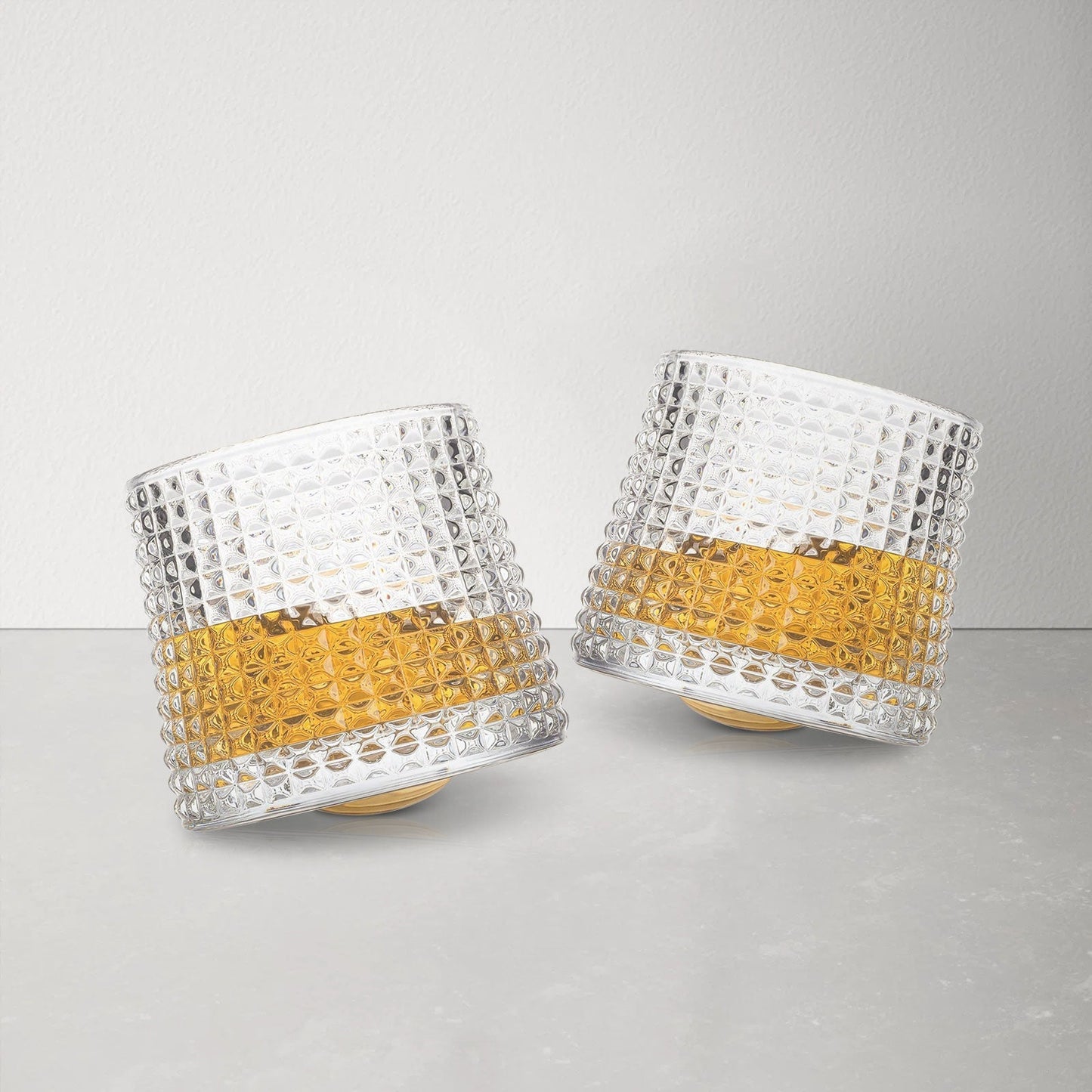 Avelena | Drehbares Whiskey Tumbler Set