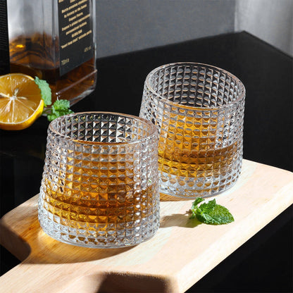 Avelena | Drehbares Whiskey Tumbler Set