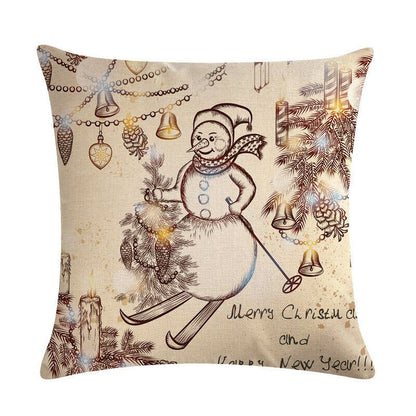 Avelena | Festliche 18-Zoll Samtkissenbezug mit verstecktem Reißverschluss für Weihnachtsdekoration